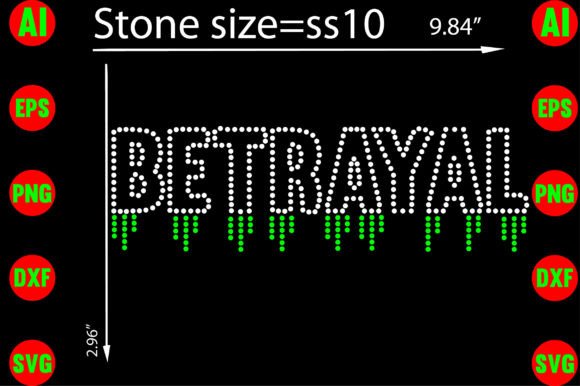 Betrayal Rhinestone Templates: Bold Design for Impactful Projects