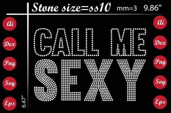 Call Me Sexy Rhinestone Templates: Unleash Bold Creativity