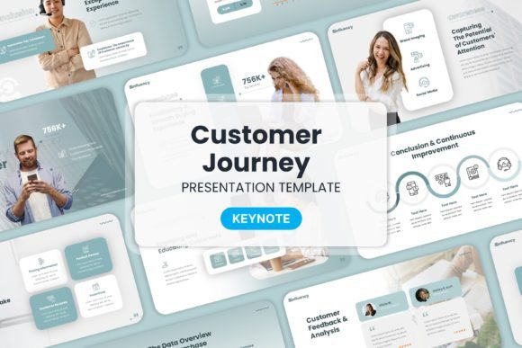 Customer Journey Keynote Templates for Strategic Pitching