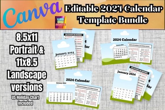 Master Your Schedule: The 2024 Canva Calendar Template