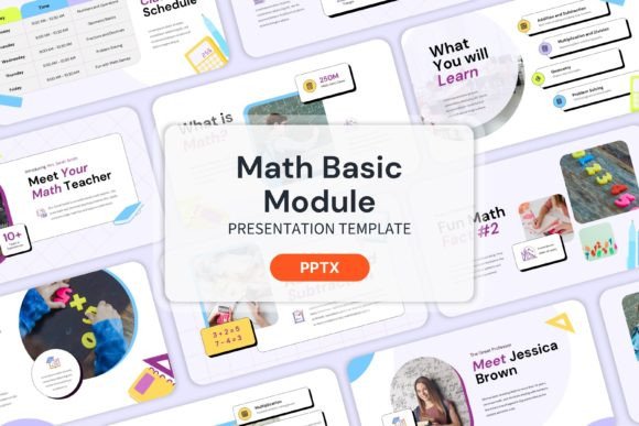 Math Basic Module - Powerpoint Templates: Professional Creative Design