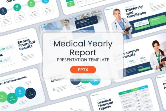 Medical Yearly Report - PPT Templates: Professional Presentation Design