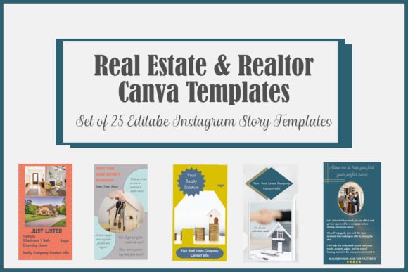 Modern Real Estate Instagram Templates for Realtors