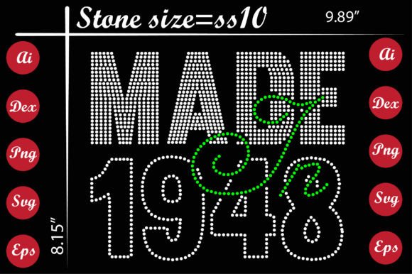 Reviving 1948: A Rhinestone Template for Modern Crafters