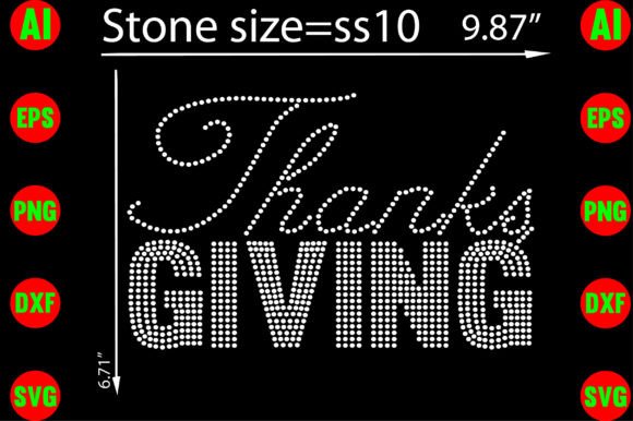 Sparkle and Style: Thanksgiving Rhinestone Templates
