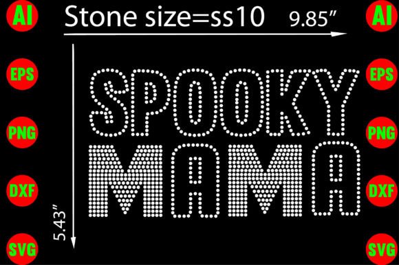 Spooky Mama Rhinestone Templates: Elevate Your Halloween Crafts