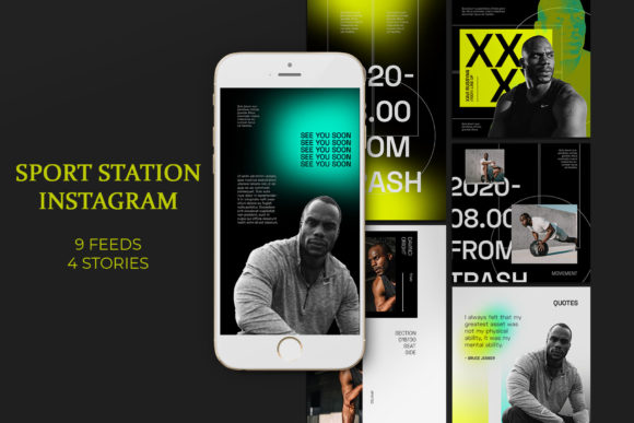 Streamline Your Feed with Sport Station Instagram Templates