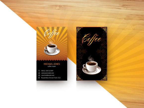 Stylish Coffee Shop Business Cards Templates for Creatives